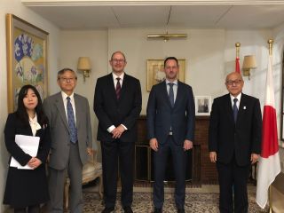 Visite du Président du Conseil d’Etat auprès l’Ambassadeur du Japon