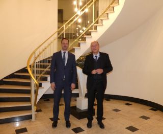 Visite de Son Exc. Monsieur Ullrich Klöckner, ambassadeur de la République fédérale d’Allemagne