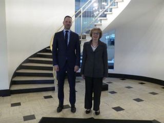 Visite de Son Exc. Madame Heike Peitsch ambassadrice de la République fédérale d’Allemagne