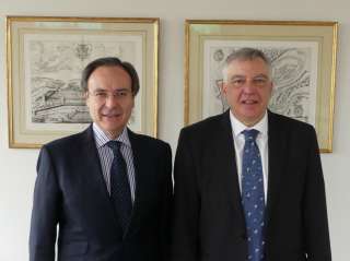 Visite de Son Excellence Monsieur Bernardo DE SICART ESCODA, ambassadeur du Royaume d'Espagne