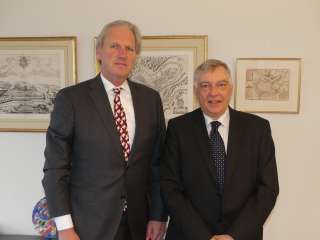 Visite de Son Excellence Monsieur SCHAAPVELD, Ambassadeur du Royaume des Pays-Bas